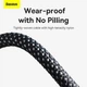 Кабель Baseus Dynamic Series Fast Charging Data Cable USB to Type-C 100W 1m Slate Gray - изображение 5