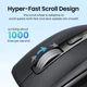 Маніпулятор миша бездротова UGREEN M751 Multi-mode Wireless Mouse Black - изображение 4