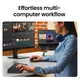 Маніпулятор миша бездротова UGREEN M751 Multi-mode Wireless Mouse Black - изображение 8