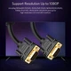 Кабель UGREEN VG101 VGA Male to Male Cable 1m (Black)(UGR-11673) - изображение 6