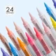 Акриловые маркеры Languo, 24 цвета, кистевые (soft brush), для раскрасок Disney, рисования, ткани, стекла, дерева, пластика (al24) - изображение 7