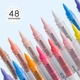 Акриловые маркеры Languo, 48 цветов, кистевые (soft brush), для раскрасок Disney, рисования, ткани, стекла, дерева, пластика (al48) - изображение 4