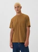 Футболка хлопковая длинная мужская Gap 220451581 M Коричневая (1159860837) - изображение 1