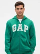 Толстовка на флисе на молнии мужская Gap 462264681 M Зеленая (1159860856) - изображение 1