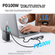Док-станция расширения UGREEN Type-C — HDMI, совместимая с Thunderbolt 4/5, адаптер для компьютеров Apple, преобразователь портов C, Macbook Air/Neo, многопортовая док-станция расширения Huawei. - изображение 5