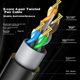Сетевой кабель Shengwei LCO-5100 Cat5e UTP 100 м Black - изображение 8