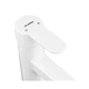 Змішувач для умивальника Plamix Raul-001-A HIGH White високий (без шлангів) (PM0655) - зображення 3