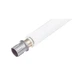 Змішувач для умивальника Plamix Raul-001-A HIGH White високий (без шлангів) (PM0655) - зображення 6