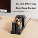 ORICO Внешняя док-станция для жестких дисков с USB3.0, функция автономного копирования, 2,5/3,5-дюймовые SATA/SSD твердотельные накопители, механическая, внешний, с двумя отсеками для клонирования, модель 6528US3-C - зображення 3