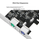 Адаптер MOGE MC2210 PCI-E на PS/2 для клавиатуры и мыши, карта PCIE на PS/2, совместимая с настольными компьютерами и ноутбуками, с круглым разъемом для клавиатуры и мыши. - зображення 4