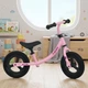 Біговел велосипед дитячий двоколісний Profi Kids MBB 1044-3 колеса 10" велосипед без педалей для дівчаток велобіг із колесами діаметром 25 см для дітей від 16 місяців Рожевий - зображення 1