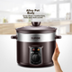 SUPOR DG40YK6-30, 4 литра, серия ZMD Worry-Free, серия Purple Porcelain, механическая электрическая кастрюля для тушения, серебристо-фиолетовый - изображение 7