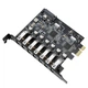 Плата расширения MOGE MC2037, PCIe на 7 портов USB 3.0 - изображение 5
