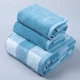 Набір із трьох рушників Grace Pure Cotton Towel and Bath Room Shoulders, абсорбуючий, унісекс, подарунковий набір для чоловіків та жінок, спортивний (з сумкою для перенесення в комплекті) - зображення 2