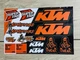 Наклейки KTM мотопак Ready to RACE Dakar сикери Adventure Стикер пак / Размер листа 30х20см - изображение 1