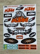 Наклейки KTM MOTOREX Adventure мотопак Ready to RACE Dakar сикери Стикер пак / Размер листа 28х21см - изображение 1