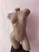 Еротичний бодістокінг-комбінезон боді сітка з доступом Sexy OneSize білий (5-191) - изображение 2