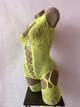 Розкішний мереживний бодістокінг «Intimate Luxury» з доступом Sexy OneSize жовтий (5-278) - изображение 4