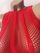 Сексуальний комплект топ та легінси «Смугаста спокуса» Sexy OneSize червоний (5-41) - изображение 4