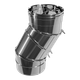Колено 0-90° дымоходное Ø100 мм 0,5 мм из нержавеющей стали Versia-Lux - изображение 4