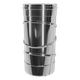 Колено 0-90° дымоходное Ø100 мм 0,5 мм из нержавеющей стали Versia-Lux - изображение 9