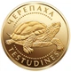 Колекційна золота монета "Черепаха" 1,24 г 2009 рік - зображення 1