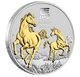 Колекційна срібна монета “Lunar III - Рік Коня” GILDED 31,1 г 2026 рік - изображение 3