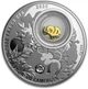 Колекційна срібна монета "Lucky Coins - Слон" 14,14 г 2020 рік - зображення 3