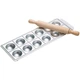 Форма для приготовления равиоли со скалкой Ravioli Chef 34 x 11,5 x 2,5 см, 2 предмета GSD - изображение 1