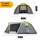 Туристическая палатка LEOBRO для отдыха Pro Camp Grey (LB-1088) Туристическая палатка LEOBRO для отдыха Pro Camp Grey (LB-1088) - изображение 2