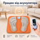 Массажер для ног электрический миостимулятор вибрационный для ступней EMS коврик микротоковый стимулирующий кровообращение BRS Серый - изображение 4