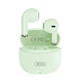 Навушники XO X33 Mini Jade Crystals TWS Bluetooth 5.3, бездротові, зарядний кейс, мікрофон, сенсорне керування, зелені - зображення 1