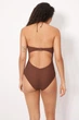 Купальник суцільний з ущільненою чашкою Ysabel Mora 46B/L Коричневий (Brown) (116106) - зображення 2