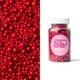 Посыпка кондитерская SD Pearls сахарные шарики красные 3-10мм 100г - изображение 1