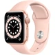 Смарт-годинник Apple Watch Series 6 GPS, 40mm, Gold, Pink Sand Sport Band (Grade C) - Б/В - зображення 1