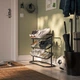 Полиця для взуття, чорна, 76x24x59 см IKEA ÄLGANÄS 205.858.83 - зображення 2