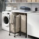 Візок для білизни, антрацит, 80 літрів IKEA ENHET 706.139.06 - зображення 2