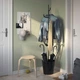 Вішалка для одягу, чорна, 173x33 см IKEA ÄLGANÄS 905.858.94 - изображение 6
