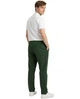 Брюки мужские летние хлопок-лён Combined Blank Apparel KTN1430GREEN XL зеленые (2228682271013) - изображение 6