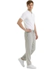 Брюки мужские летние хлопок-лён Combined Blank Apparel KTN1430GREY L серые (2228682271022) - изображение 4