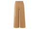Брюки Клеш из жатой ткани для женщины Esmara wide leg 483533 S Коричневый - изображение 3