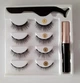 Магнитные ресницы GlamLash 4 пары с магнитной підводкою без клея пинцет в комплекте 5 магниты на каждой ресничке - изображение 5