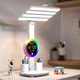 Настольная лампа KRX-104 RGB аккумуляторная с вентилятором 4 плафона и часами - изображение 2
