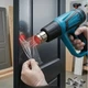 Фен промисловий X512 1600W будівельний термофен із насадками для паяння та зняття фарби - зображення 1