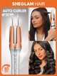 Автоматичний стайлер Sheglam Hair Curler Bella для завивки волосся, плойка для швидкого укладання локонів з регулюванням нагріву - зображення 4