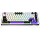 Клавіатура ігрова Hator Hellyberry HK75 механічна 75 клавіш USB Hellyberry Switch White/Violet - зображення 3