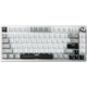 Клавіатура ігрова GamePro Genesis MK126 Silverlight механічна 82 клавіші USB-C Red Switch Gray/White - зображення 1