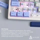 Клавиатура игровая Ajazz AK980 Max механическая 101 клавиша USB Magnetic Switch White/Blue (AK980-MAX-M-BWDB) - изображение 6