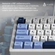 Клавіатура ігрова Ajazz AK650 механічна 65 клавіш USB-C Sea Salt Switch White (AK650-SS-BWB) - зображення 7