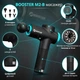 Массажный пистолет Booster M2-B 12V перкуссионный для мышц с технологией Smart-Hit (Черный) - изображение 4